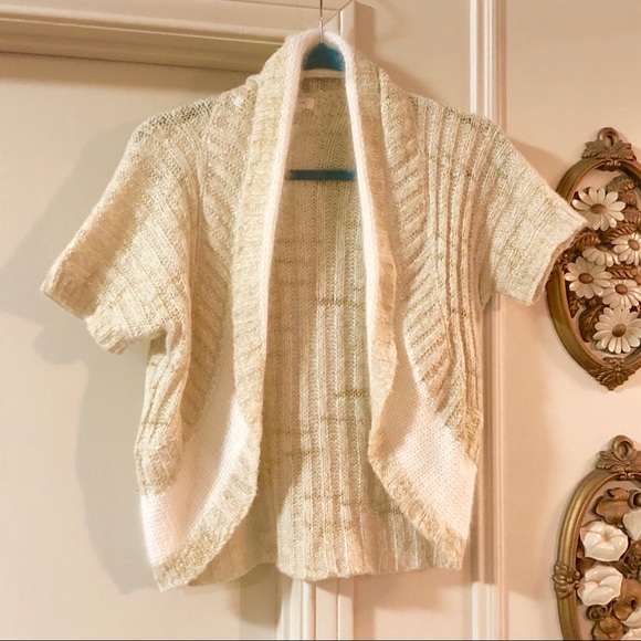 Anthro Sleeping on Snow Utopia Shrug Cardigan - Picture 3 of 8